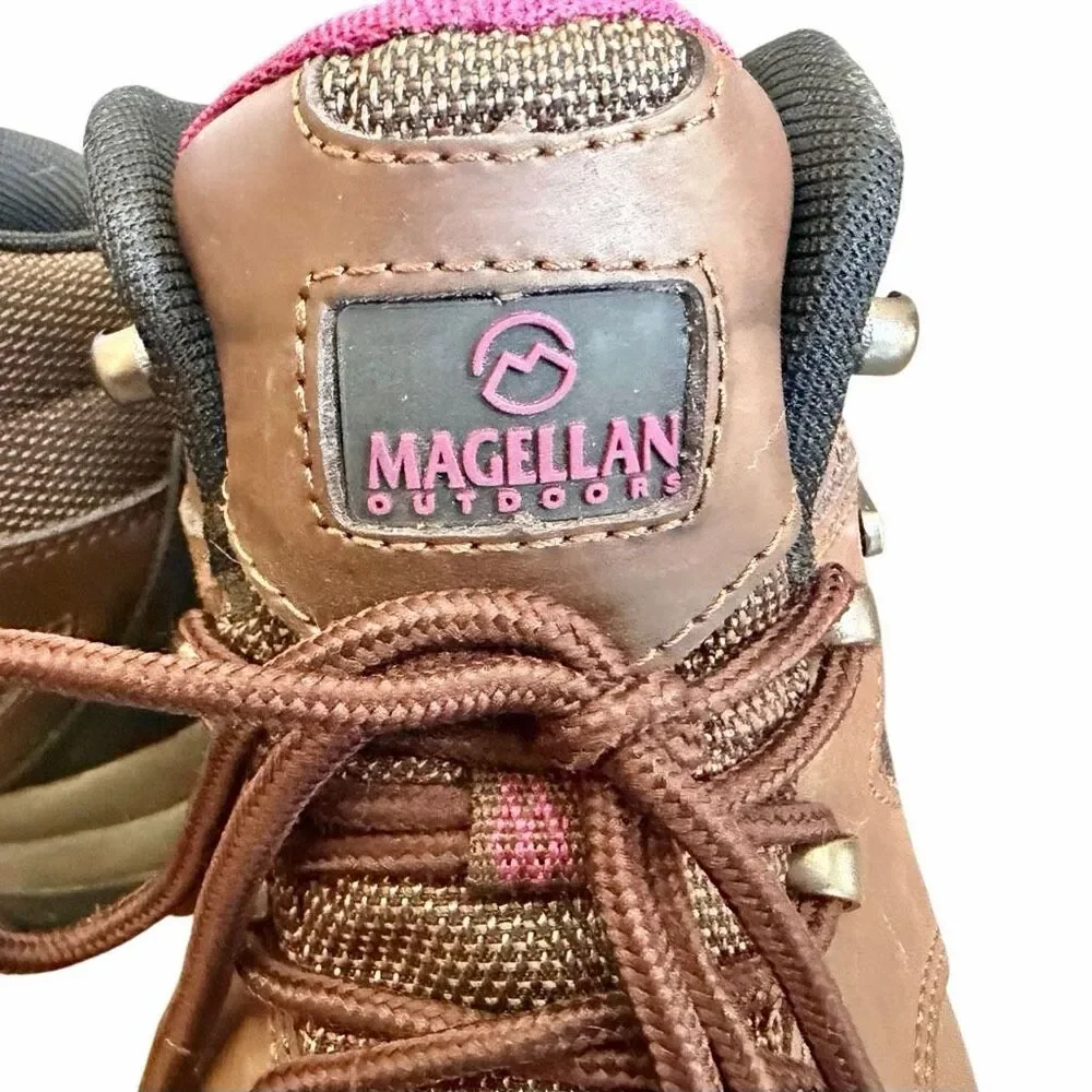 New Magellan HARPER II Women's 7.5D Hiking Boot Shoe Waterproof Leather 157483
